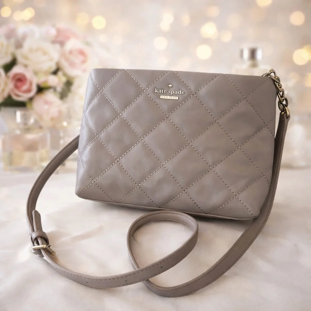 Gorgeous Kate Spade New York Emerson Place Harbor Leather Quilted Crossbody Bag
